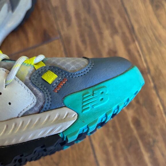 New Balance Shando Gray and Neon Sneakers - Picture 4 of 13